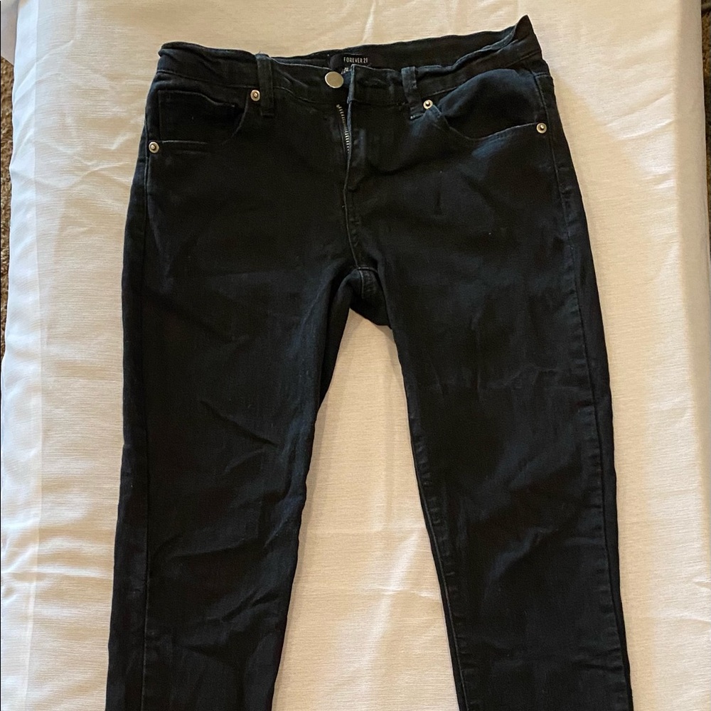 Forever 21 black jeans size 26